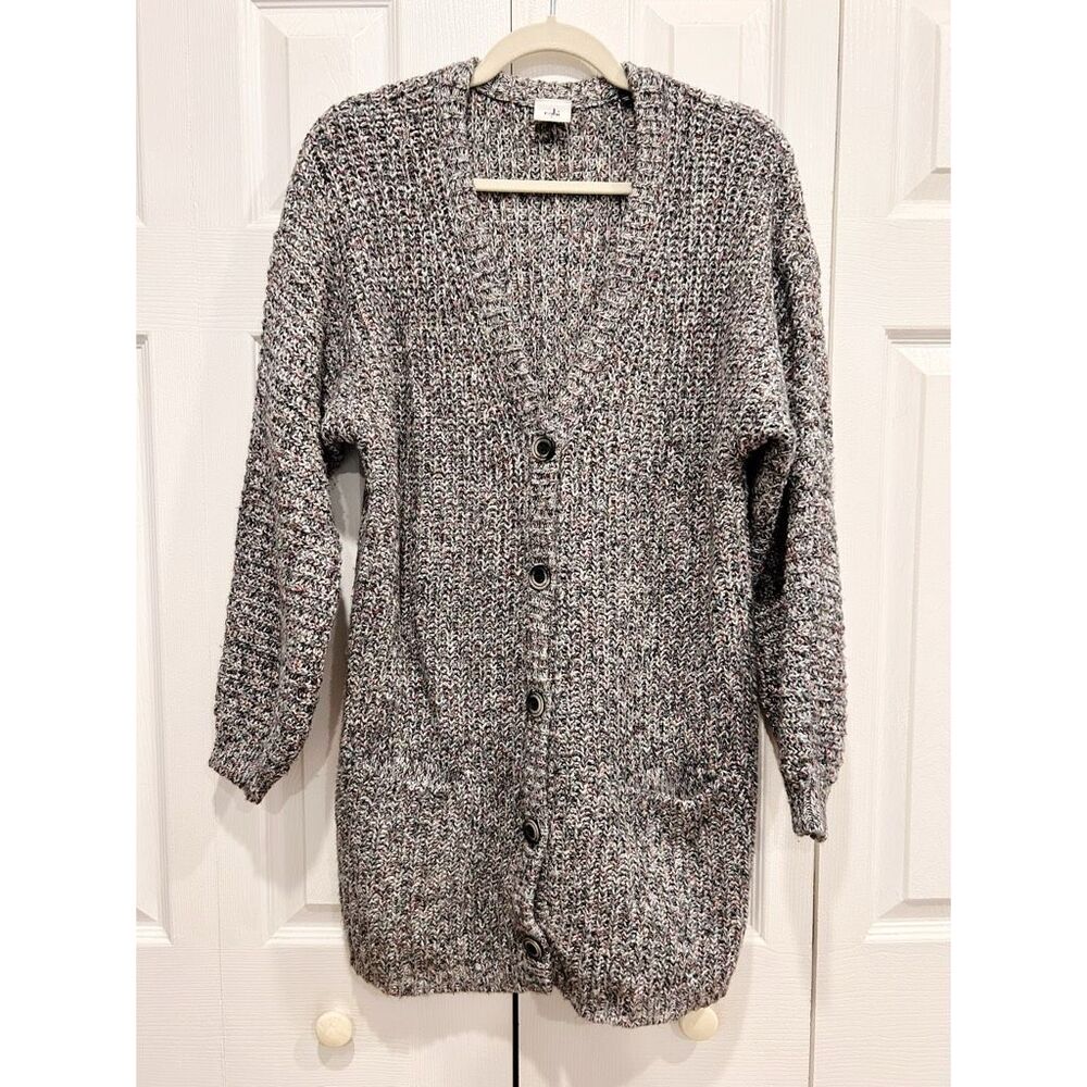Cabi Embrace Cardigan Gray Fleck Size S - Picture 3 of 9